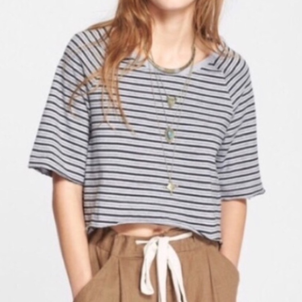 Free People We the Free striped crop top